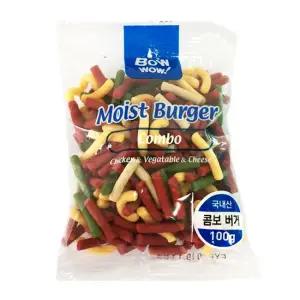 바우와우 콤보 버거100g