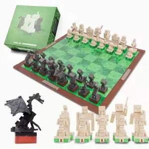 마크 체스 모형 세트 마인크래프트 카드