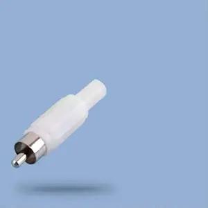 [알티피아]RCA 커넥터 컨넥터 M 수 화이트 제작용-WD3F77A