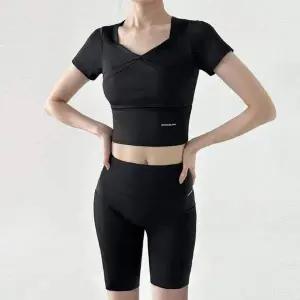 스포츠 크롭반팔 소프트 텐션 1903W