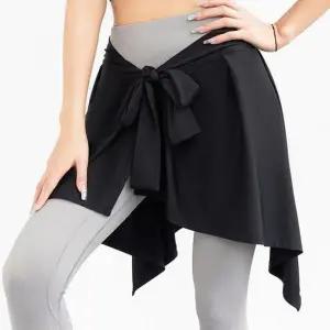 여자 랩스커트 커버업스커트 데일리 스포츠웨어 요가복