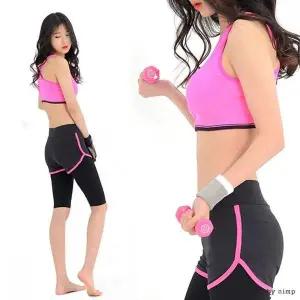 [콩심팥심]요가 레쉬가드 6부 반바지 레깅스