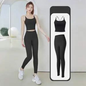 [콩심팥심]요가복 상하세트 여성 스판 운동복