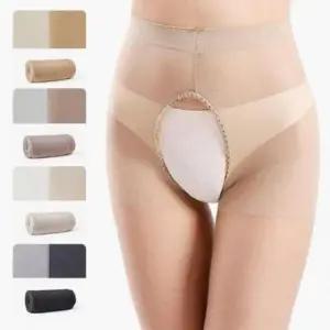 [패션] 밑트임 오픈 팬티스타킹 시스루 구멍 팬티스타킹