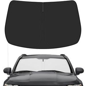 2017-2025년 지프 컴퍼스용 DWKJMYCP 윈드실드 선쉐이드 커스텀 핏 폴더블 선 블로커 액세서리, 태양 광선 열 손상으로부터 자동차를 보호하여 더 시원하게 유지합니다