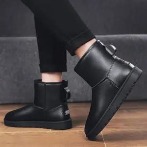 남성 기모 부츠 방한 겨울 미들 외출용