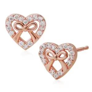 14K 골드필드 하트리본 귀걸이 WFG2G7Q