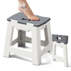 다리를 면도할 수 있는 접이식 샤워 의자, 플라스틱 발 받침대 안쪽 샤워를 위한 작은 코너 스텝 시트, 여행/목욕실용 벤치 방수 기능, 13인치 높이