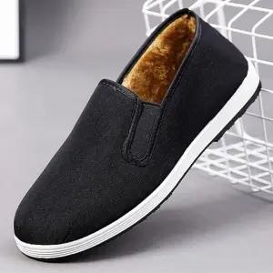 남자 털신발 슬립온 방한화 겨울 털슈즈