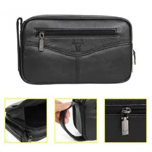 소가죽 클러치 남성 미니 파우치 손가방