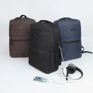 USB 백팩 대학생 직장인 가방 스퀘어