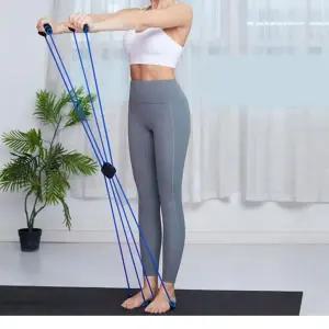다양한 전신 운동 코어 십자 로잉 밴드 필라테스 요가 용품