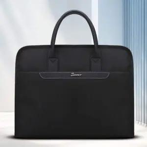 서류가방 남성용 블랙 옥스퍼드 심플