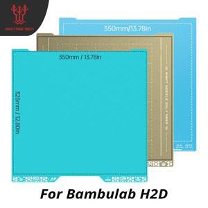 BIGTREETECH Panda 빌드 플레이트 Bambu Lab H2D 3D 프린터용 CryoGrip Pro 양면 부드러운 히트베드 스프링