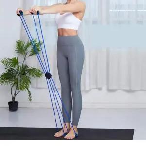 다양한 전신 운동 코어 십자 로잉 밴드 필라테스 요가 용품