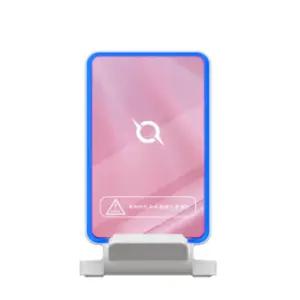 COX 고속 무선충전기 15W USB타입 핑크 과전류 보호 BNS