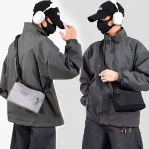 가방 미니 크로스백 방수 전면포켓 남성 사각 캐주얼