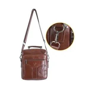 ( )가죽 포켓 크로스백 남성 직장인 출퇴근가방 숄더백