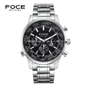 포체밀라노 46mm 남성 크로노그래프 메탈시계 FM8307BK