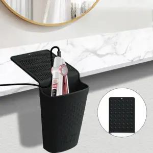 ( )고데기 파우치 실리콘 내열 보관 케이스 여행용 수납 주머니 정리용