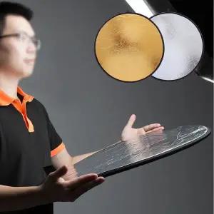 촬영소품 반사광 조절용 조명패드 80cm