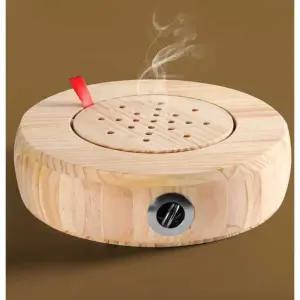 좌훈방석 쑥훈증기 뜸의자 온열기 나무 다용도 찜질