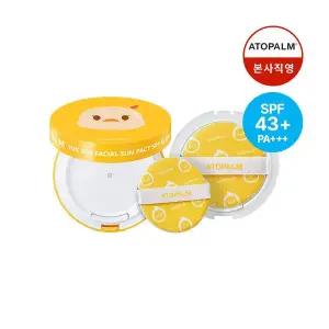 [아토팜] 톡톡 페이셜 선팩트 본품+리필