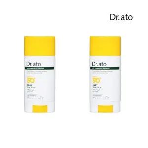 [2개 세트] 닥터아토 백탁없이 보송한 온가족 실키 선스틱 15g