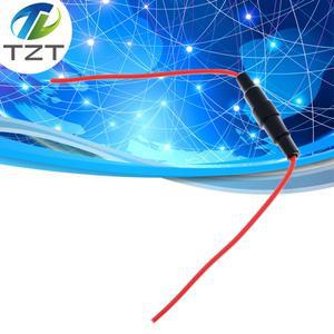 TZT 듀얼 5x20mm 유리 퓨즈 홀더 나사  22 AWG 와이어 케이블 250V 튜브 케이싱