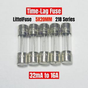5PCS LF 218 유리관 퓨즈 5x20mm 250V 시간 지연 느린 블로우 32MA 100MA 1A 1.6A 2A 2.5A 3.15A 4A 5A 6.3