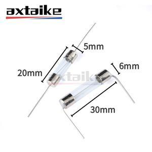 유도 조리기 유리 고속 퓨즈 리드 포함 5x20 6x30 250V F T F1A 2A 3A 4A 5A 6.3A 8A 10A 20A 개