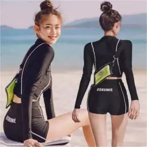 레쉬가드 크롭 여자 래쉬가드 수영복 상하의세트