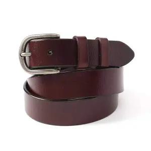 [골드스마일]TBZ 다크브라운 소가죽 여성 포인트 벨트 S-4 바지벨트