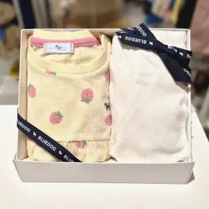 [블루독베이비 10] 26SS신상(YE)스트로베리 상하세트(백일돌아기옷) 14637067219