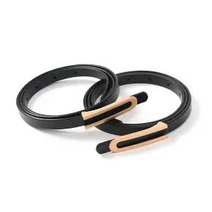 [알티피아]TBZ S-2 소가죽 포인트 여성벨트 2p세트 (B) 정장바지벨트