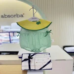 (압소바) 26SS키키바디슈트(턱받이)쁘링손수건(10장) 세트 A1A1310682