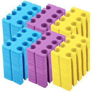 레몬로드 300개(150쌍) 스펀지 발가락 분리기 페디큐어 손가락 도구 부드러운 매니큐어 코팅 젤 페인팅 네일 뷰티 액세서리(클래식 컬러)