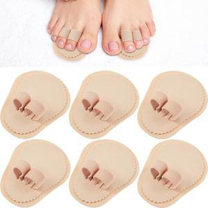 발 , 발톱 및 겹쳐짐, 압력, 불편함을 하는 Nuanchu 6피스 더블 토 스트레이트너 해머 스플린트 교정기 분리기