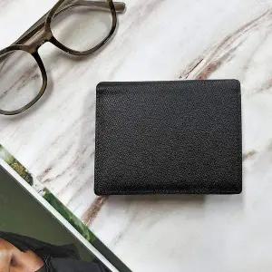 TBZ 국산 플럼도트MA9 천연소가죽 중지갑 반지갑 남성지갑