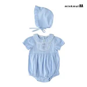 BL 리본플라워자수SET바디슈트 3631360410 36313-604-10 출산백일돌선물