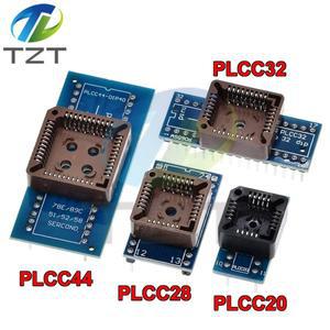 PLCC20 PLCC44를 DIP 20 28 32 44로 변환하는 USB 범용 프로그래머 IC 어댑터 테스터 소켓 TL866CS TL866A