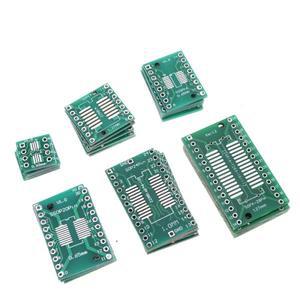 30PCS PCB 보드 키트 SOP24 SOP8 SMD DIP 어댑터 변환기 플레이트 8 14 16 20 24 28 Ibuw 1.27MM