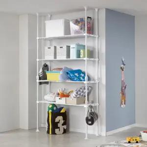 왕자 네오스페이스 어린왕자4단조절선반_화이트_행거_cp