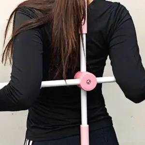 [알티피아]TBZ 등펴기 십자 스레칭봉 1개(색상랜덤)