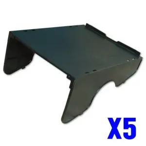 신발정리대 공간활용 수납정리 멀티 블랙슈즈랙 5세트