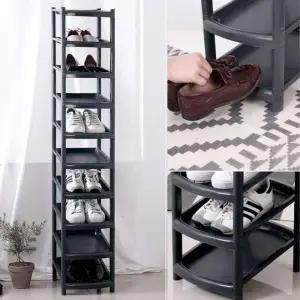 장 인테리어 현관신발정리대 신발 오픈형 꾸미기 집 현관 높은 정리대 슬림신발장신발