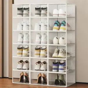 신발정리대 슈케이스 화이트 신발정리함 프리슈즈 슈박스 DIY신발장 조립식신발수납장