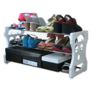사무실신발장 3단오픈형 스마일 신발장 공간활용