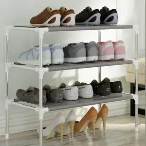 진열 조립식 신발 간편 깔끔한 정리 무타공 정리대