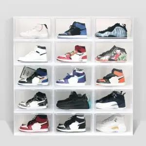 화이트 슈락커 조립식 슈케이스 자석도어 DIY신발장 신발정리대 슈즈랙 슈박스 신발정